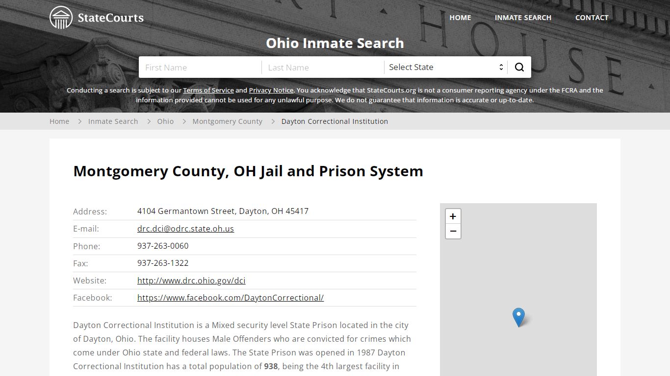 Montgomery County, OH Jail and Prison System - State Courts